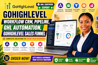 gohighlevel workflow CRM, pipeline, ghl automation, gohighlevel sales funnel