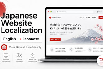 localize your website for japanese users