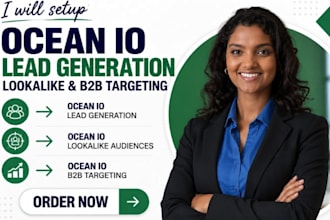 setup ocean io lead generation ocean io lookalike ocean io b2b targeting