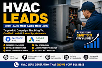 generate exclusive hvac leads with google ads and CRM