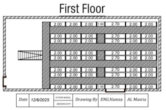 2d autocad engineering drawing of factory warehouses