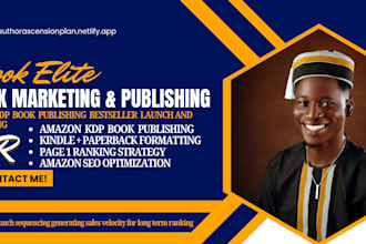 amazon KDP book publishing bestseller launch and formatting