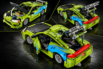 design 3d lego model moc 3d lego car toy for 3d printing
