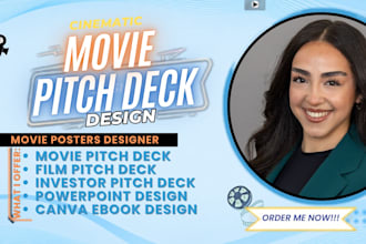 design a movie pitch deck, TV series bible, show bible, lookbook or pilot bible