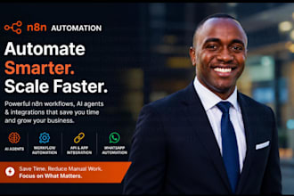 build n8n ai agent, n8n automation, n8n workflow and ai workflow automation