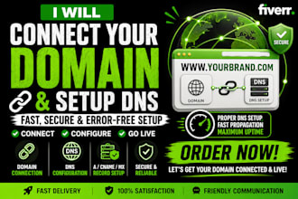 connect domain, do domain transfer, redirect domain, connect domain, fix domain