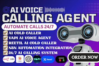 develop ai voice agent ai receptionist using vapi ai retell ai and twilio