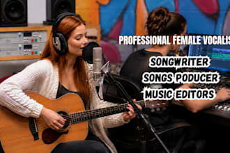 record custom female pop vocals for any occasion