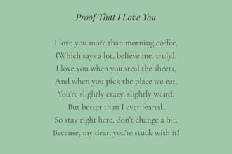 write a custom personalized poem for your special occasion
