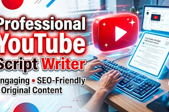 escribiré guiones atractivos para youtube y redes sociales