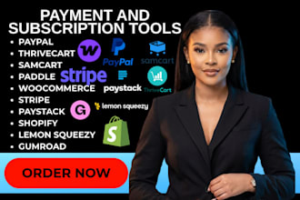 setup payment and subscription tools paypal stripe paystack samcart woocommerce