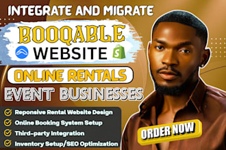 migrate and integrate booqable with squarespace, wix, shopify and wordpress