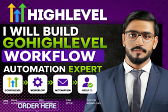 build gohighlevel workflow, automation, CRM, and sales funnel