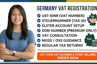 register your germany vat number and file elster tax returns