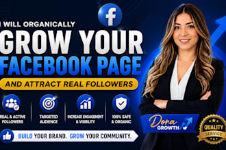 organic facebook page promotion and growth for real followers
