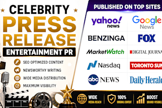do celebrity press release entertainment hollywood indie film pr distribution