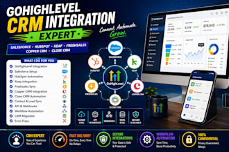 integrate gohighlevel salesforce hubspot keap freshsales copper crm close crm