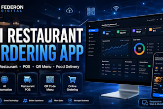 build ai food delivery, restaurant app cloud kitchen, ghost kitchen erp software