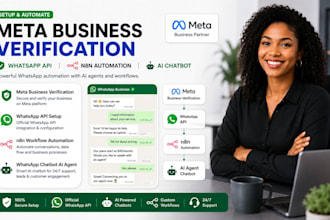 fix meta business verification whatsapp api n8n whatsapp chatbot ai agent