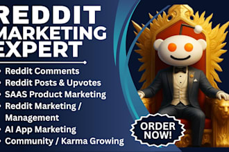 be your reddit marketing manager for business website ecommerce organic growth