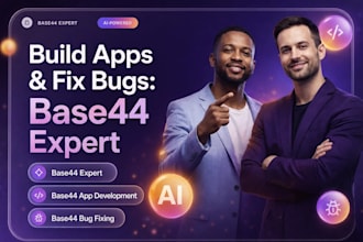 base44 expert base44 bug fixing base44 app development base44 mvp design base44