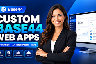 build custom base44 web apps with automation and API integrations