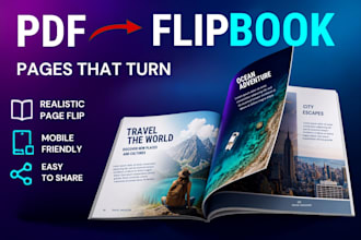 design an interactive flipbook digital magazine, convert PDF, word to flipbook,