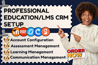 setup education crm canvas moodle blackboard thinkific award force classtime q10