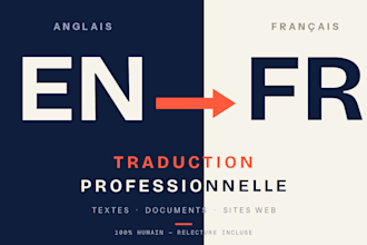 provide accurate english to french translation by a native speaker