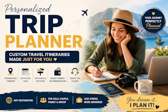 create a personalized travel itinerary and trip plan for your vacation