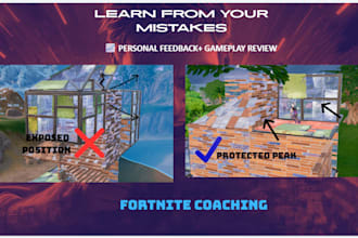 provide personalized fortnite coaching for all skill levels