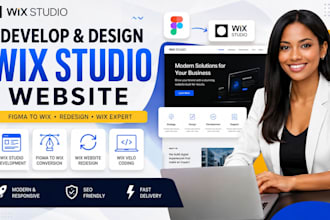 develop and design wix studio website figma to wix wix website redesign wix