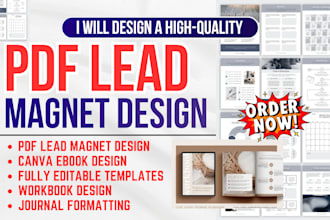 design your pdf lead magnets canva ebook workbook lead magnet PDF formatting