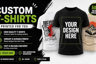 print and ship custom t shirts with your design