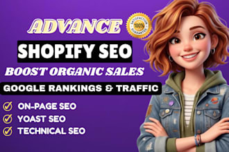 shopify website and on page SEO, technical and shopify expert