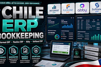 do chile bookkeeping in informat erp, flexline erp, abby and softland erp
