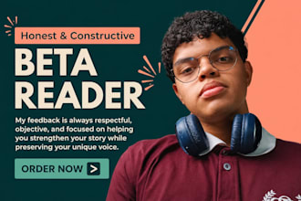 beta read your story and give extensive feedback