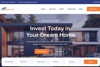 design a squarespace real estate website add whatsapp chat