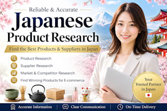 research japanese prodacts for your business
