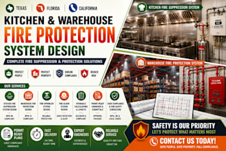 design texas fl cakitchen fire suppression system warehouse fire protection plan