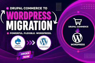migrate drupal commerce clone website wordpress woocommerce online store SEO