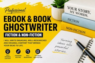 write your fantasy novel, psychological thriller story and suspense fiction