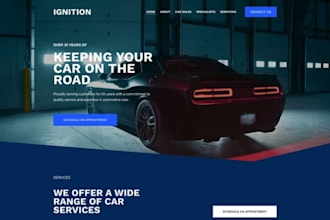 build wix rv repair website rv repair shop camper service motorhome repair site