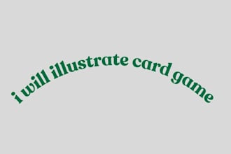 create 2d card game ilustration