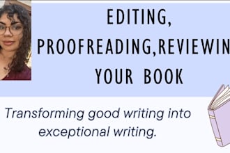 review, proofread, and edit your book