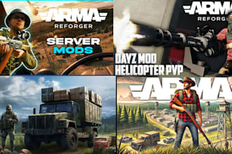 fix and edit project zomboid mods, dayz mods, arma reforger dedicated server