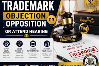reply to trademark objection opposition or attend hearing