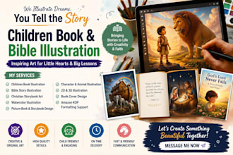 illustrate children books, christian children books, children story books