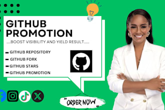 professionally promote your github repository for more stars and visibility