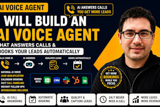 build an ai voice agent that answers calls and books your leads automatically